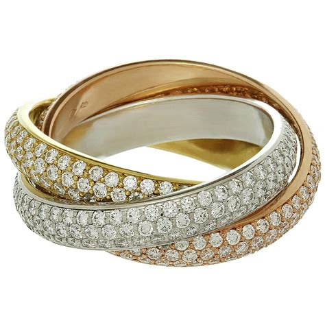 cartier 3 color ring|cartier trinity ring buy online.